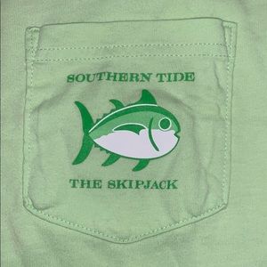 Southern tide lime green T-shirt